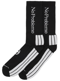 No Problemo Men's Calzini Con Black