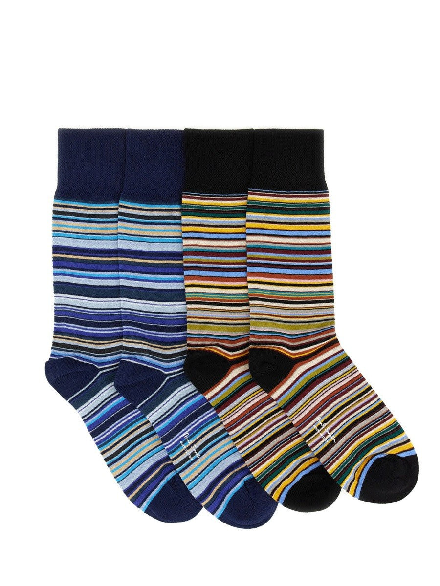 Paul Smith Men's Calzini Signature Stripe Multicolor