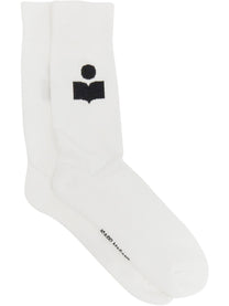 ISABEL MARANT Men's Calzini Siloki White