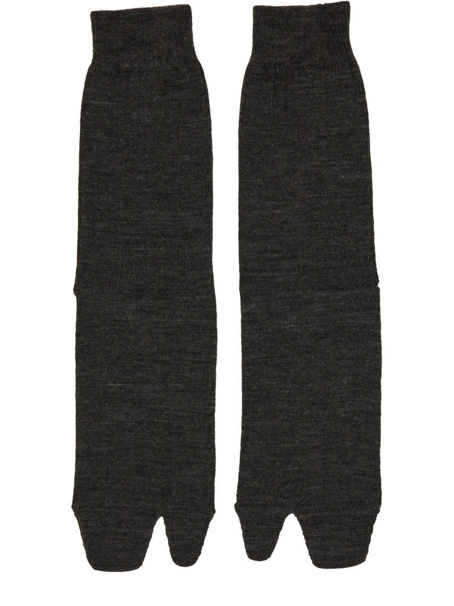 Maison Margiela Women's Calzini Tabi Grey