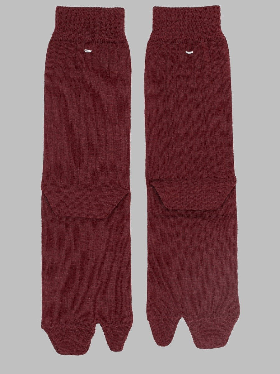 Maison Margiela Women's Calzini Tabi Red