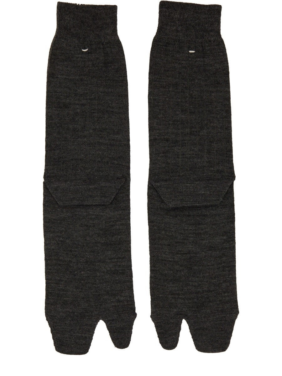 Maison Margiela Women's Calzini Tabi Grey