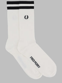 Fred Perry Men's Calzini Tipped Sports White