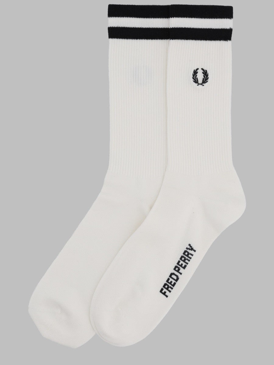 Fred Perry Men's Calzini Tipped Sports White