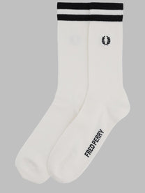 Fred Perry Men's Calzini Tipped Sports White