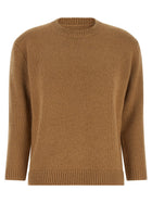 Toteme Camel Wool Sweater Brown