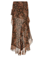 The Andamane Camelia Skirt Brown, view 2