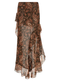 The Andamane Camelia Skirt Brown, view 2