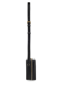 Saint Laurent Men's Camera Bag in Pelle Liscia Black