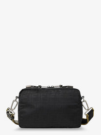 Fendi Men's Camera Case Superlight FF Zucca Fabric Crossbody Bag Black