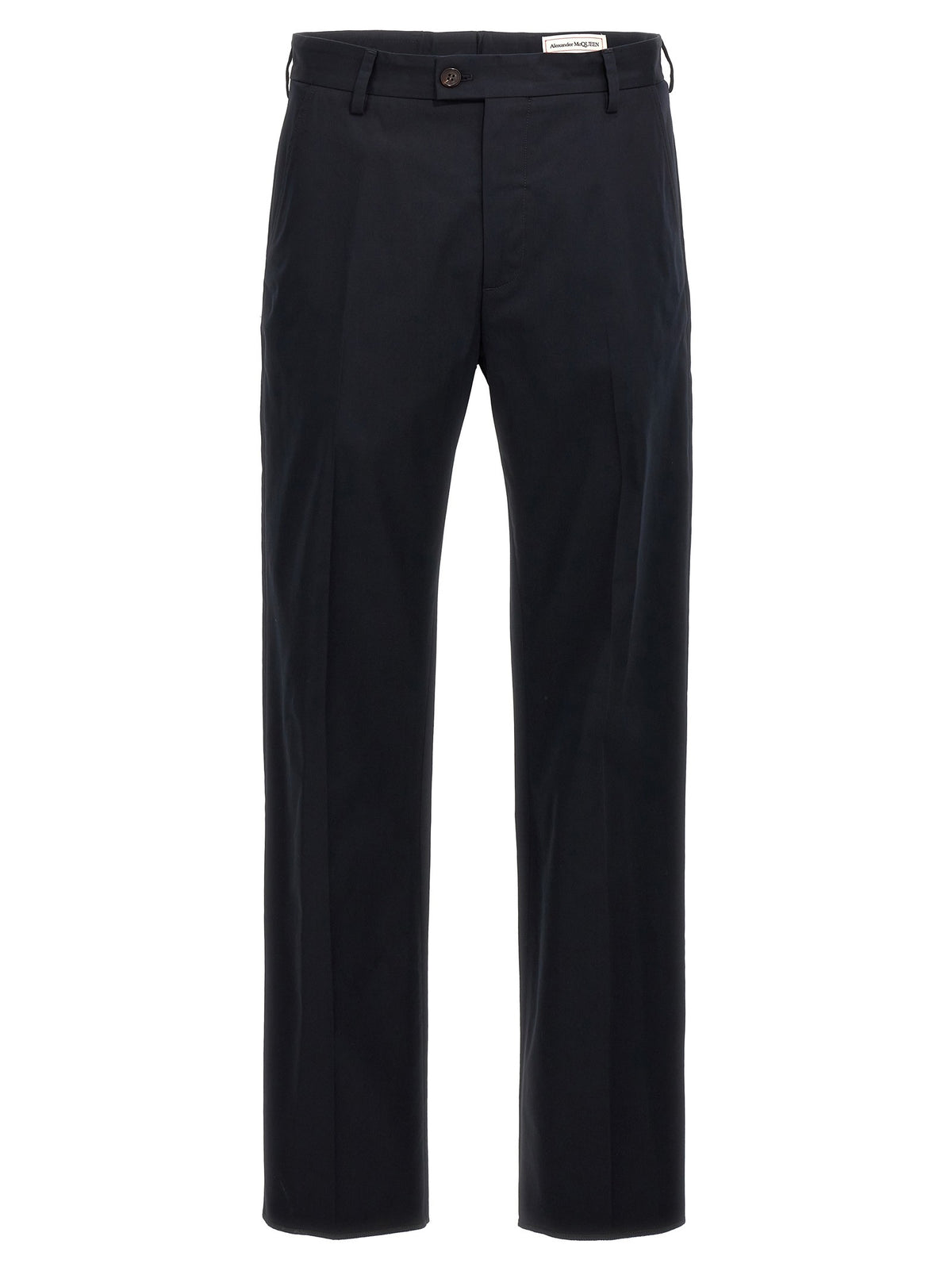 Alexander McQueen Camera Strap Chino Trousers Blue