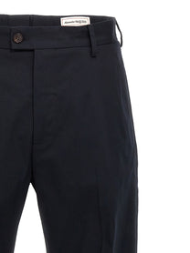 Alexander McQueen Camera Strap Chino Trousers Blue