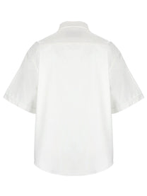 Ami Paris Men's Camica Con Ricamato White