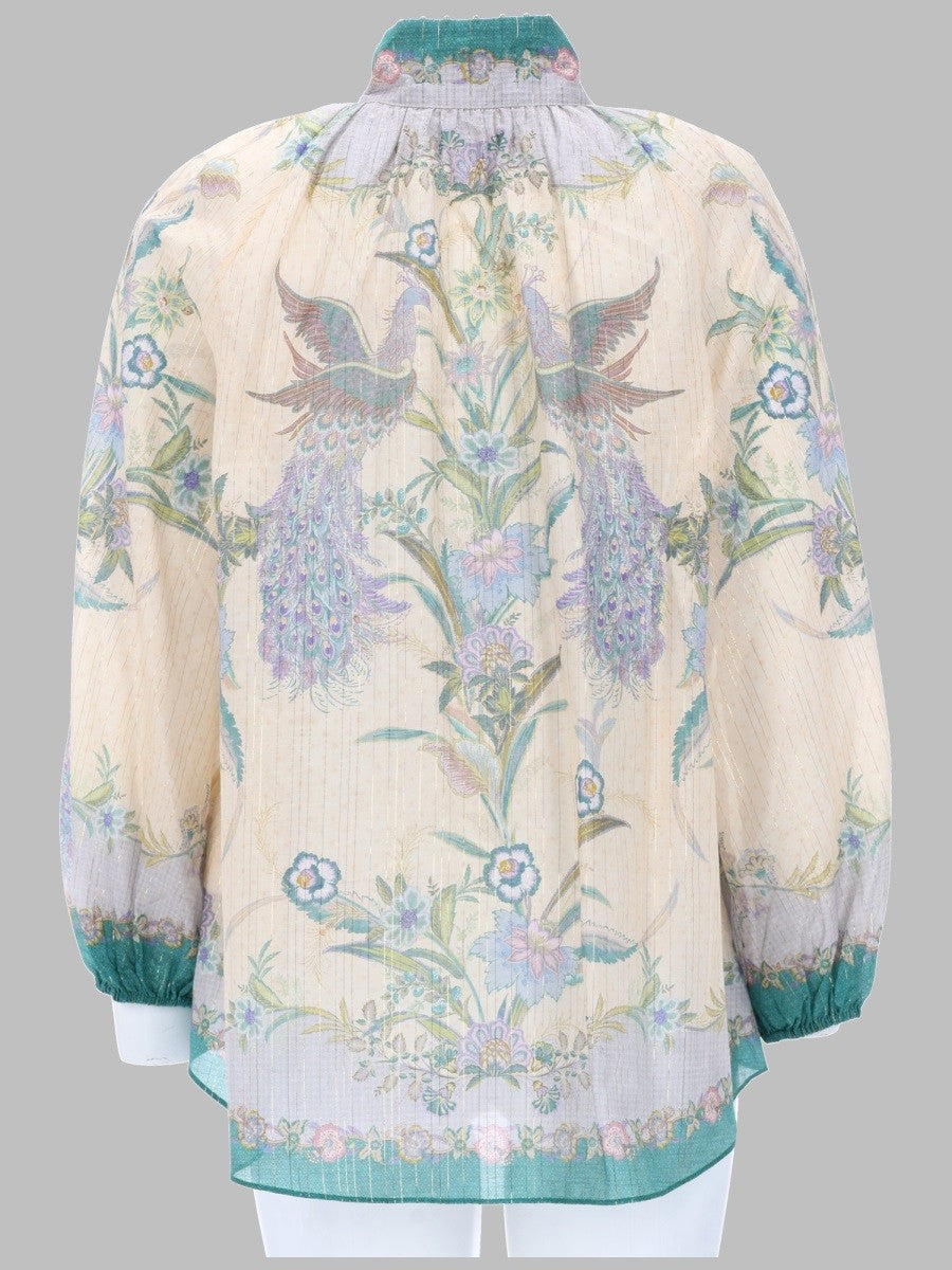 Zimmermann Women's Camicetta Balze Indra Multicolor
