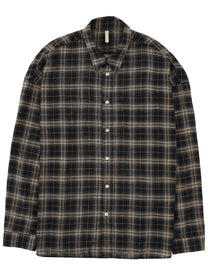 Sunflower Men's Camicia Quadri Black
