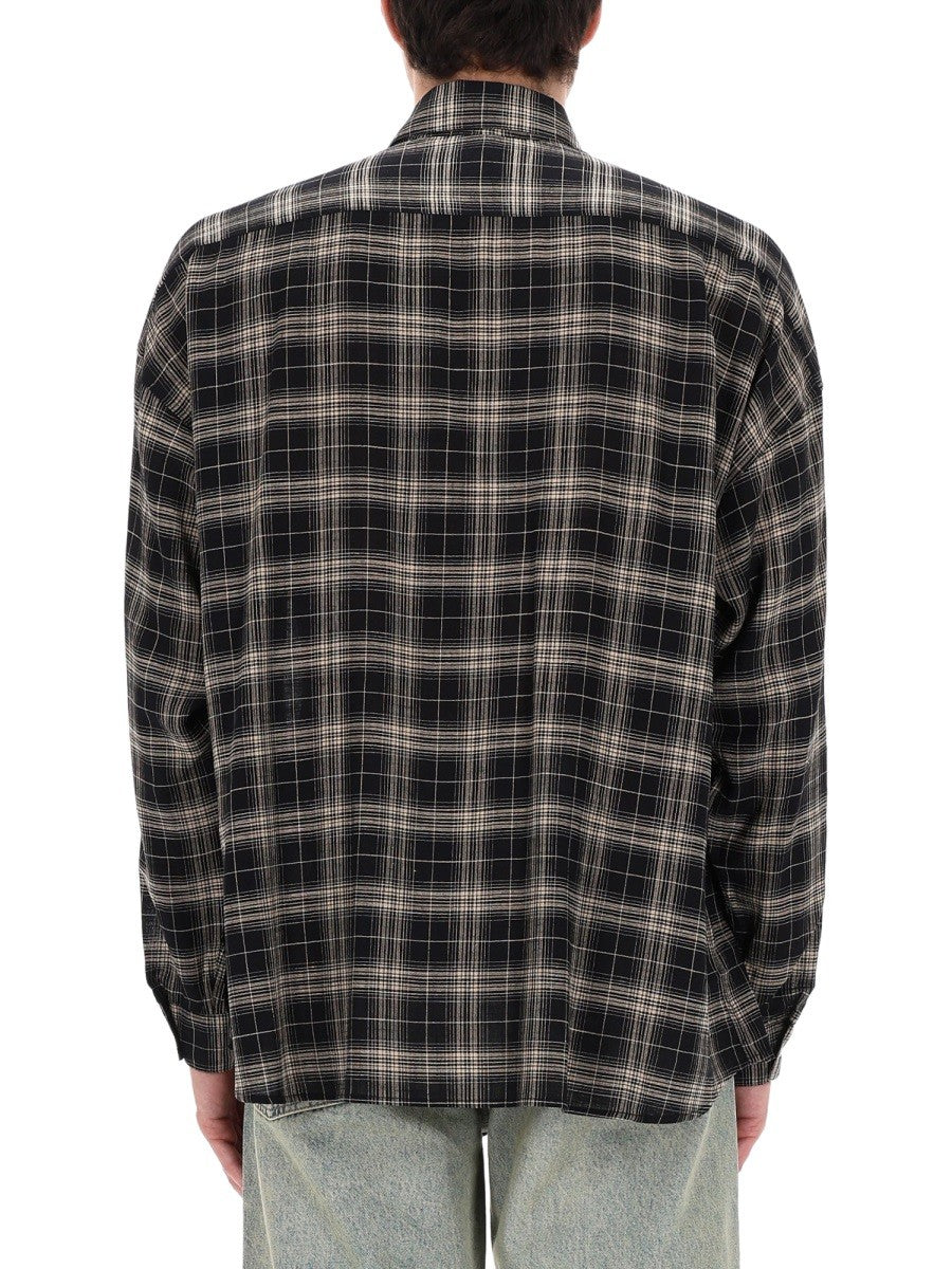 Sunflower Men's Camicia Quadri Black