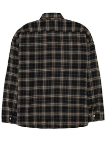 Sunflower Men's Camicia Quadri Black
