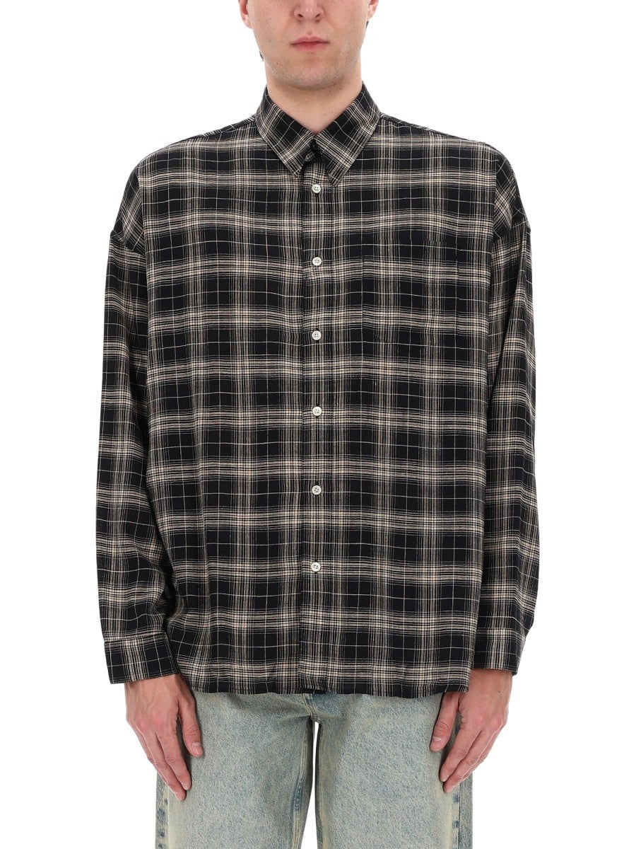 Sunflower Men's Camicia Quadri Black