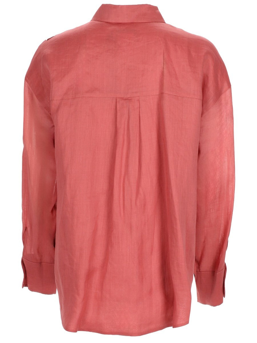 S MAX MARA Women's Camicia Abbraccio Red