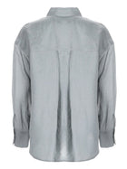 S MAX MARA Women's Abbraccio Shirt Blue, view 2