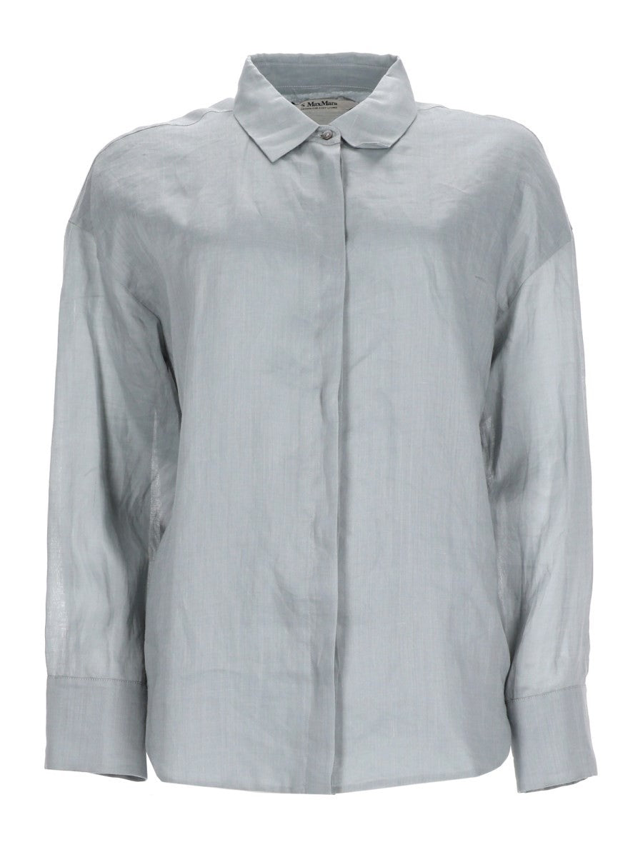 S MAX MARA Women's Camicia Abbraccio Blue