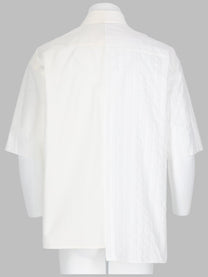 MM6 Maison Margiela Men's Camicia Asimmetrica White