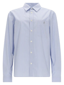 Saint Laurent Women's Camicia Cassandre Blue