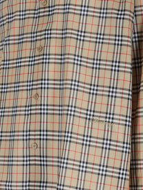 Burberry Men's Check Shirt Beige