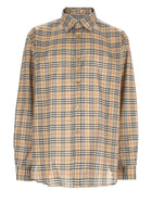 Burberry Men's Check Shirt Beige