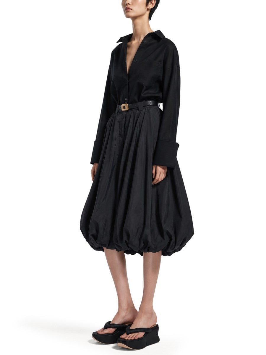 Balenciaga Women's Camicia Classic in Cotone Black