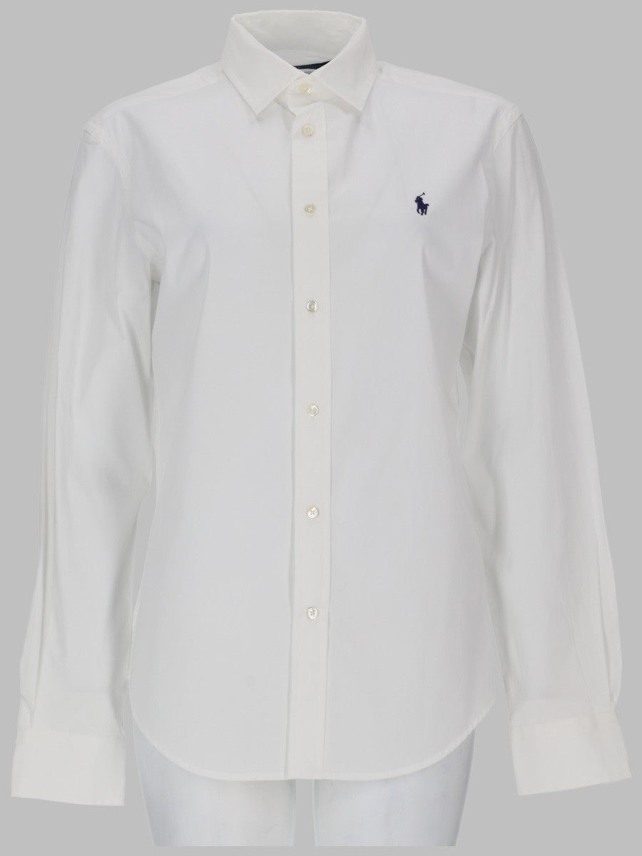 Polo Ralph Lauren Women's Camicia Classica Con White