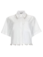 Sportmax Women's Cognac Shirt White