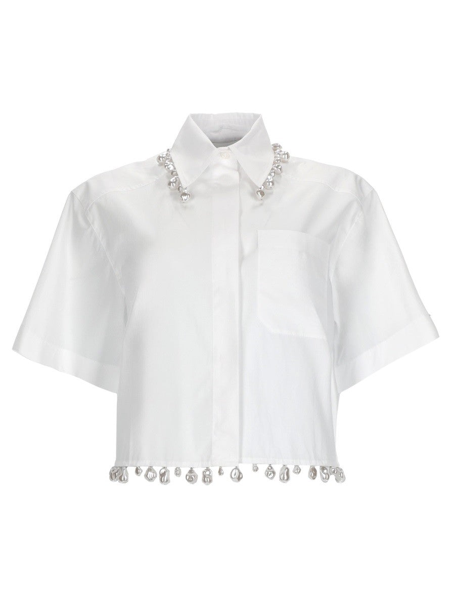 Sportmax Women's Camicia Cognac White