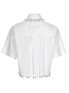 Sportmax Women's Cognac Shirt White, view 2