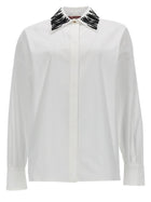Max Mara Studio Women's Shirt with Detail Strass White