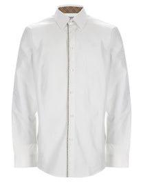 Burberry Men's Shirt with Finiture Check White