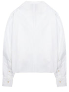 Alysi Women's Bow Shirt White, view 2