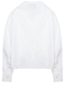Alysi Women's Camicia Con Fiocco White