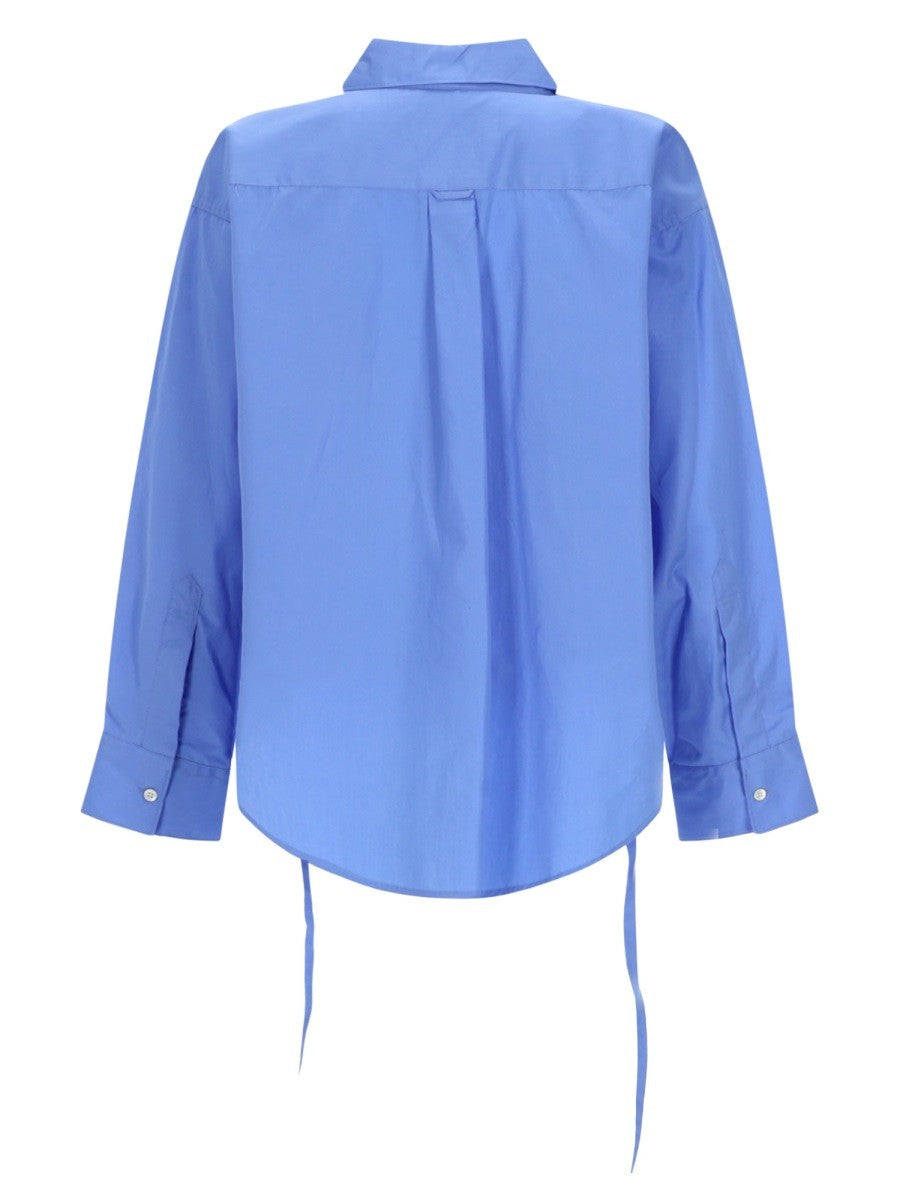 ASPESI Women's Camicia Con Lacci Blue