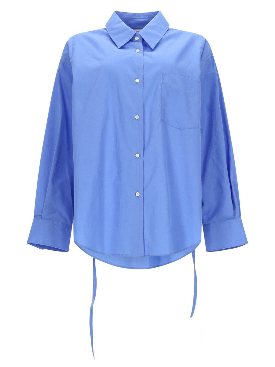 ASPESI Women's Camicia Con Lacci Blue