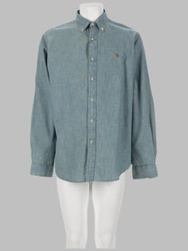 Polo Ralph Lauren Men's Camicia Con Blue