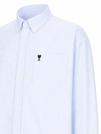 Ami Paris Men's Camicia Con Blue