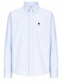 Ami Paris Men's Camicia Con Blue