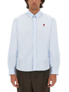 Ami Paris Unisex Shirt Blue