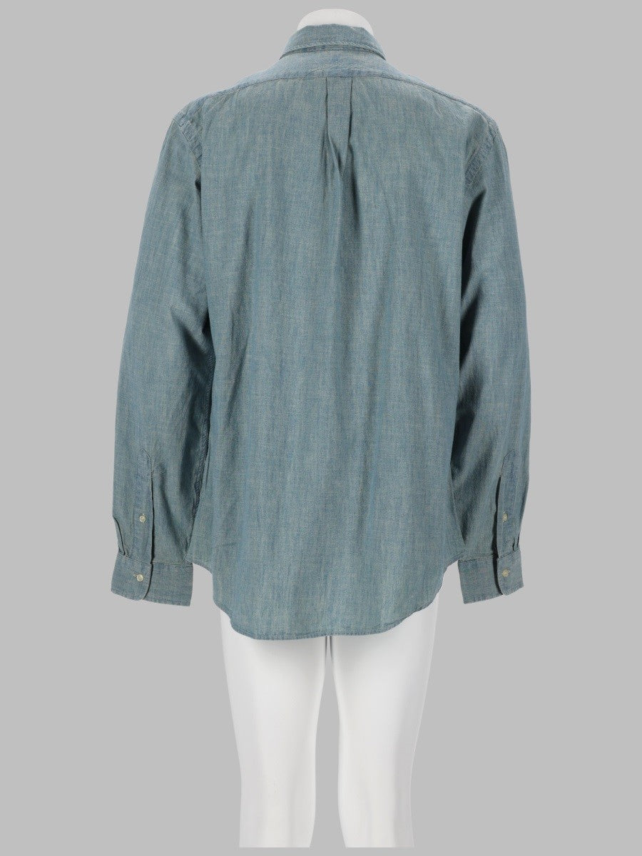 Polo Ralph Lauren Men's Camicia Con Blue