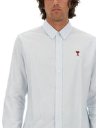 Ami Paris Unisex Shirt Blue, view 4