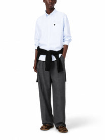 Ami Paris Men's Camicia Con Blue