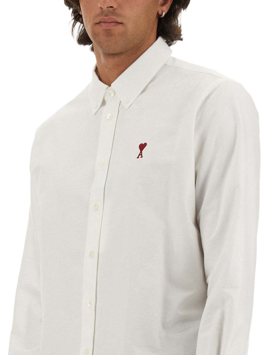 Ami Paris Unisex Shirt White, view 4