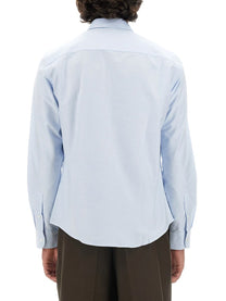 Ami Paris Unisex Camicia Con Blue