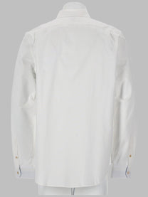 Ps By Paul Smith Men's Camicia Con Patch Zebra White